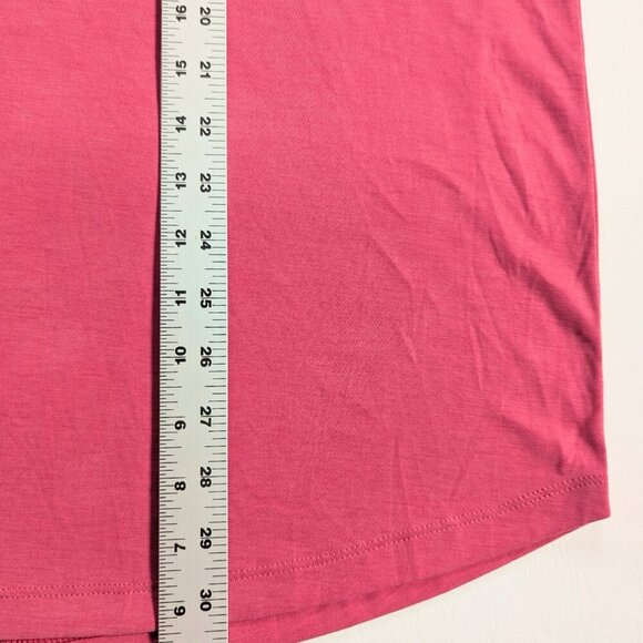 J. Jill Modal Shirt Roll Tab Sleeves Size XL Fuchsia NEW - Picture 6 of 8